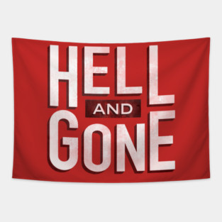 Hell and Gone Logo Tapestry