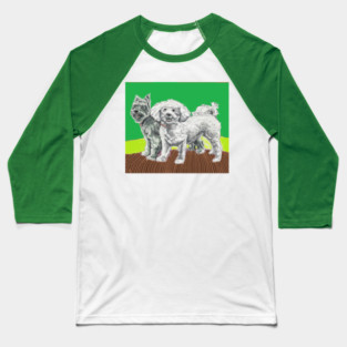 Lisa's Dogs Baseball T-Shirt