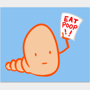 Angry Worm Posters and Art