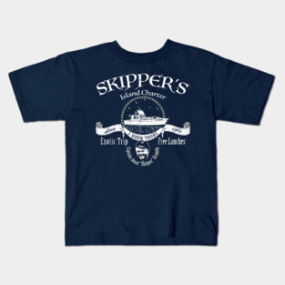 Skipper's Island Charter 3 Hour Tour Kids T-Shirt