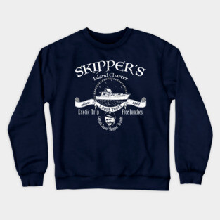 Skipper's Island Charter 3 Hour Tour Crewneck Sweatshirt