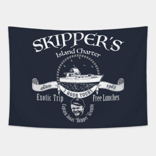 Skipper's Island Charter 3 Hour Tour Tapestry