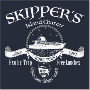 Skipper's Island Charter 3 Hour Tour Posters and Art