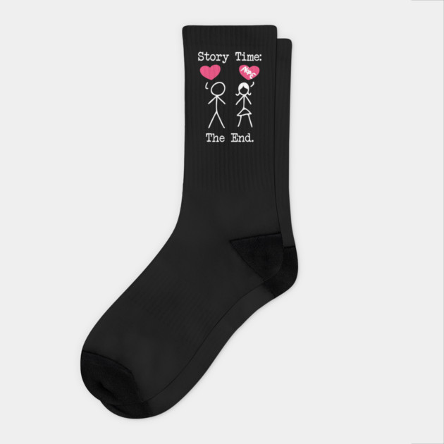 Funny Sad Story of Rejected Guy That is in Friend Zone Socks by belownormal