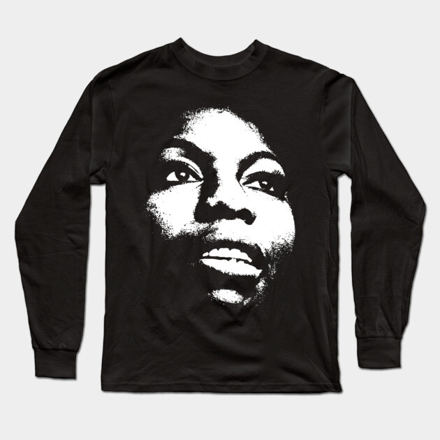 Nina Simone Long Sleeve T-Shirt by UrbanLifeApparel
