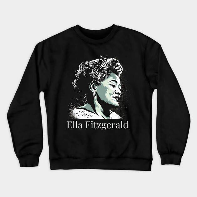 Ella Fitzgerald Crewneck Sweatshirt by UrbanLifeApparel