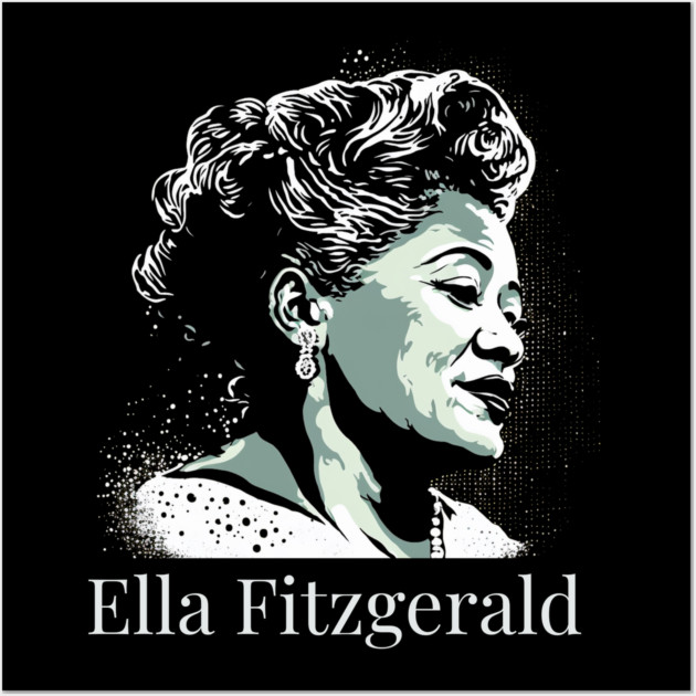 Ella Fitzgerald Wall Art by UrbanLifeApparel