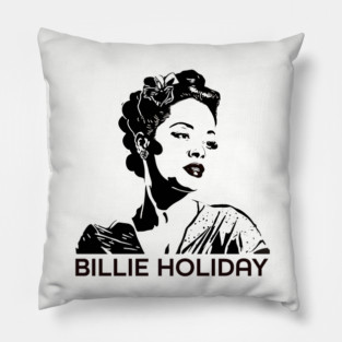 Bille Holiday Lady Day Pillow