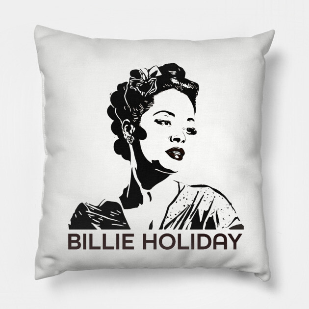 Bille Holiday Lady Day Pillow by UrbanLifeApparel
