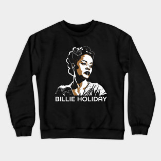 Bille Holiday Golden Singer Crewneck Sweatshirt