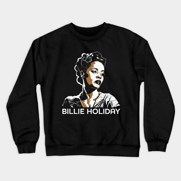Bille Holiday Golden Singer Crewneck Sweatshirt by UrbanLifeApparel