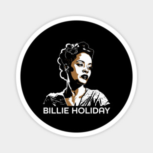 Bille Holiday Golden Singer Magnet