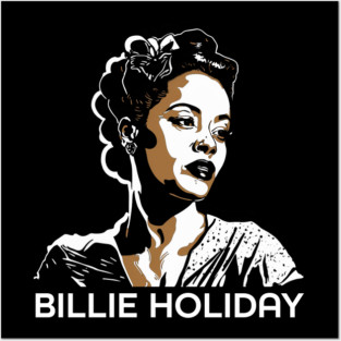Bille Holiday Golden Singer Posters and Art