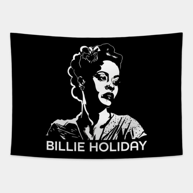 Bille Holiday Singer Tapestry by UrbanLifeApparel