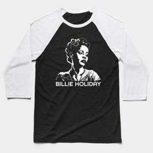 Bille Holiday Singer Baseball T-Shirt