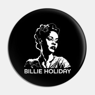 Bille Holiday Singer Pin