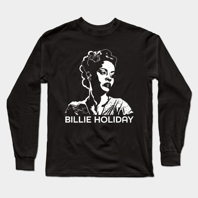 Bille Holiday Singer Long Sleeve T-Shirt by UrbanLifeApparel
