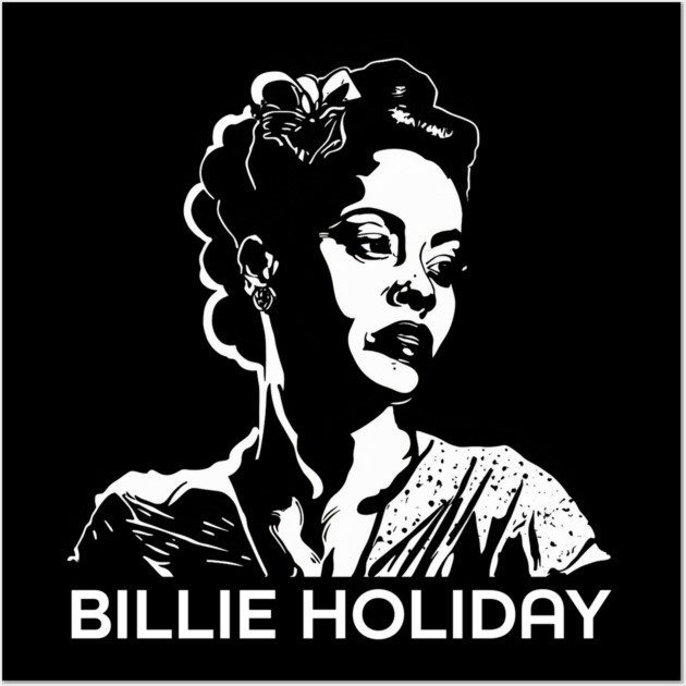 Bille Holiday Singer Wall Art by UrbanLifeApparel