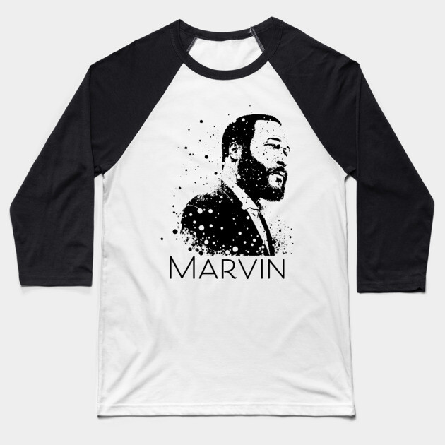 Marvin Gaye Baseball T-Shirt by UrbanLifeApparel