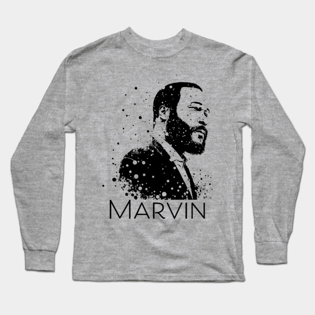 Marvin Gaye Long Sleeve T-Shirt by UrbanLifeApparel