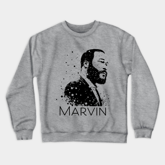 Marvin Gaye Crewneck Sweatshirt by UrbanLifeApparel