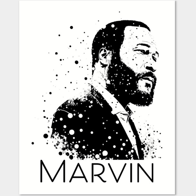 Marvin Gaye Wall Art by UrbanLifeApparel