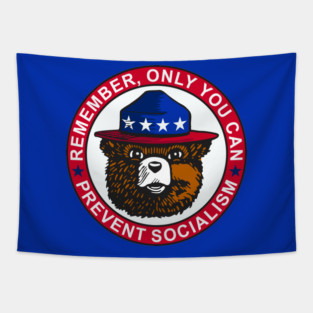 Prevent Socialism Tapestry