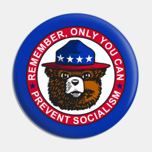 Prevent Socialism Pin