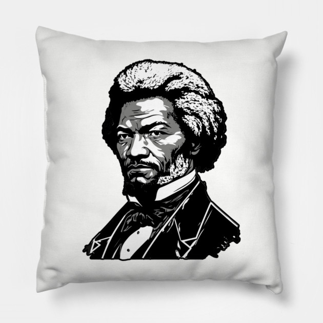Frederick Douglass Pillow by UrbanLifeApparel