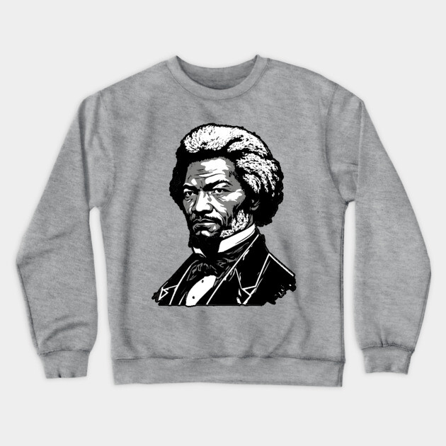 Frederick Douglass Crewneck Sweatshirt by UrbanLifeApparel
