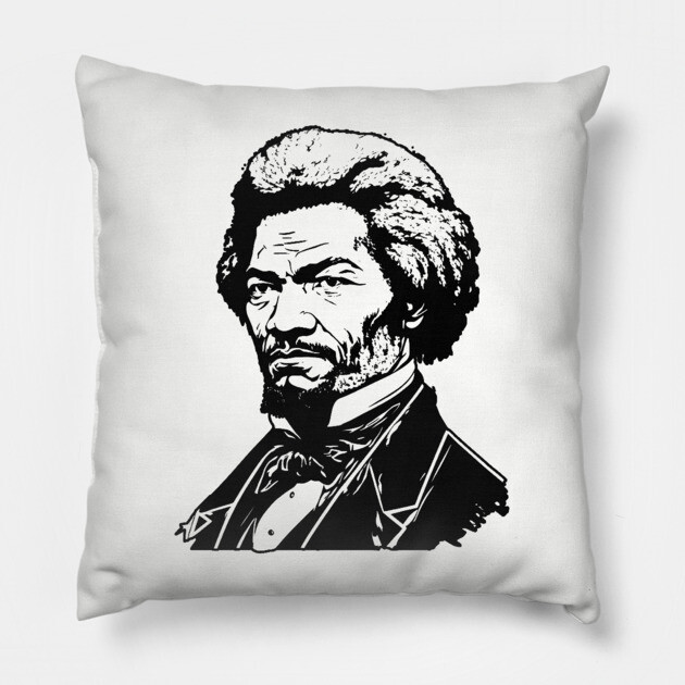 Frederick Douglass Pillow by UrbanLifeApparel