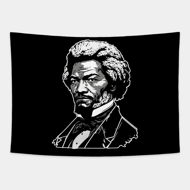 Frederick Douglass Tapestry by UrbanLifeApparel