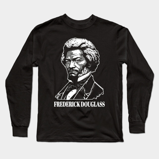 Frederick Douglass Long Sleeve T-Shirt by UrbanLifeApparel