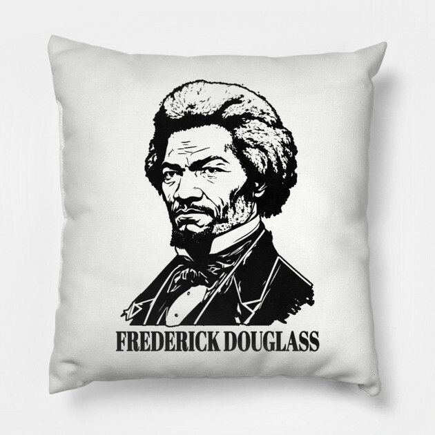 Frederick Douglass Pillow by UrbanLifeApparel