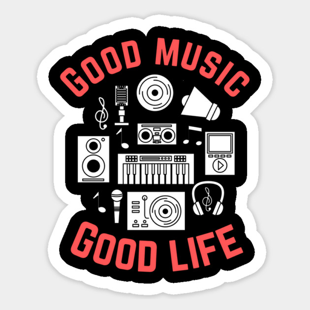 Good Music Good Life Magnet by The WYLD Tribe