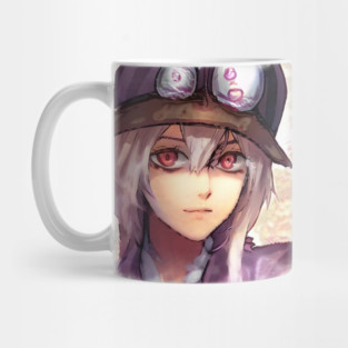 Brown Hair Anime Girl with Hat Mug