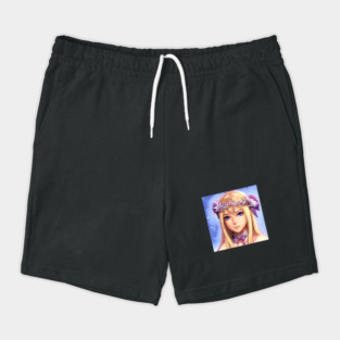 Blonde Anime Girl Shorts
