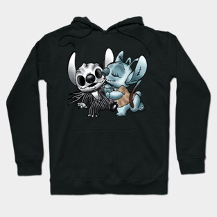 Stitch & Angel Nightmare Before Xmas Hoodie