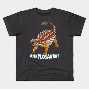 Ankylosaurus Dinosaur Design Kids T-Shirt