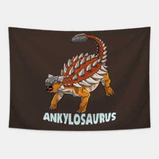 Ankylosaurus Dinosaur Design Tapestry