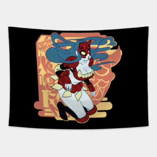 Crimson Mask Koujin Tapestry