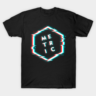 METRIC POLYGON GLITCH T-Shirt