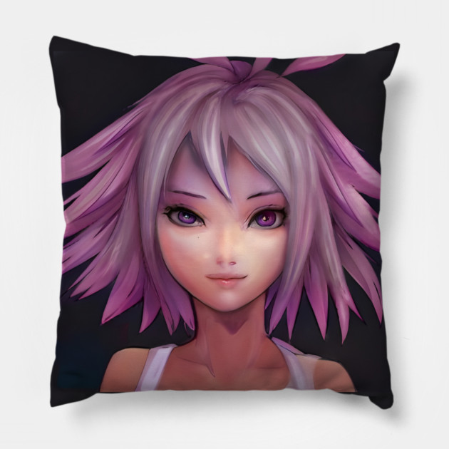 Emo Anime Girl Pillow by animegirlnft