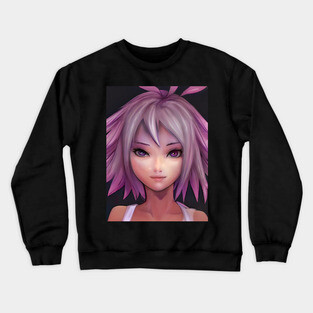 Emo Anime Girl Crewneck Sweatshirt