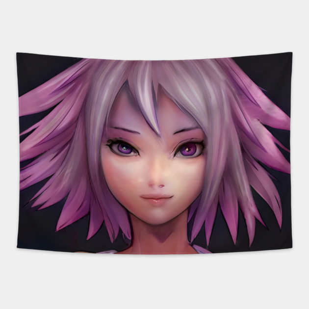 Emo Anime Girl Tapestry by animegirlnft