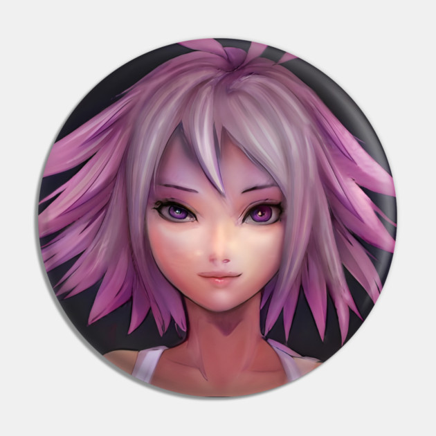 Emo Anime Girl Pin by animegirlnft