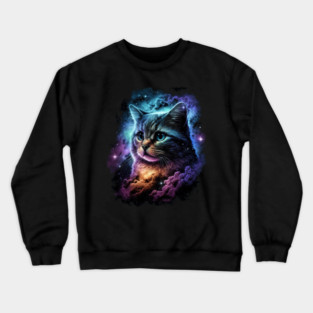 Cat Nebula Crewneck Sweatshirt