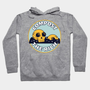 Compost the Rich Skull Hoodie
