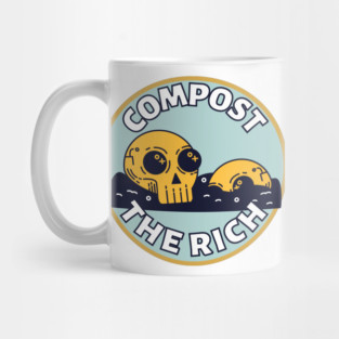 Compost the Rich Skull Mug
