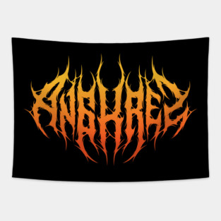 Angkrez Metal Logo Tapestry
